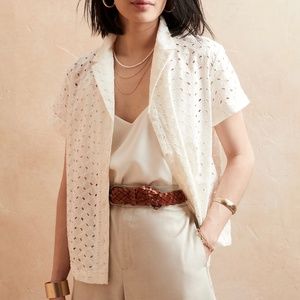 Banana Republic Eyelet Relaxed Shirt